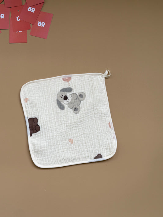 Face Towel - Muslin and Plush Terry