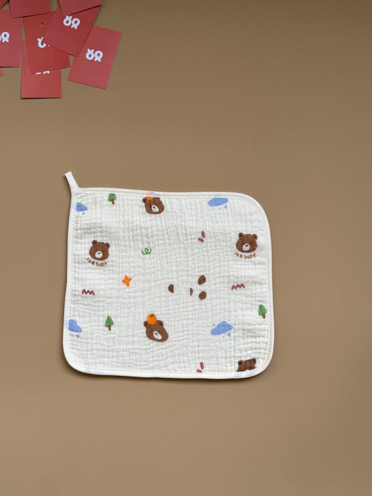 Face Towel - Muslin and Plush Terry