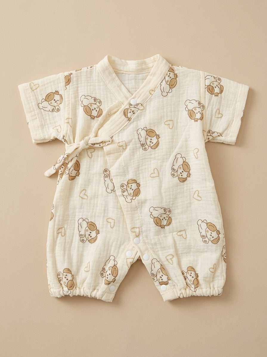 Kimono Romper - Puppy Heart