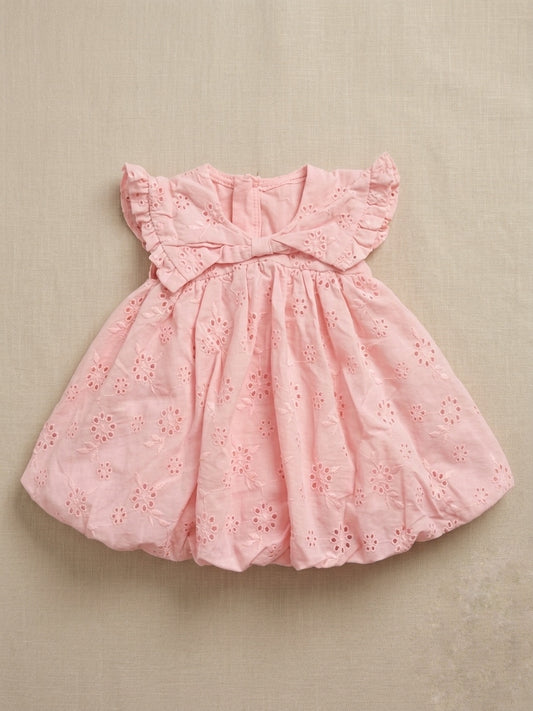 Hakoba Balloon Frock - Pink