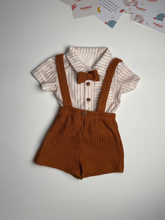 Vintage Beau Striped Romper