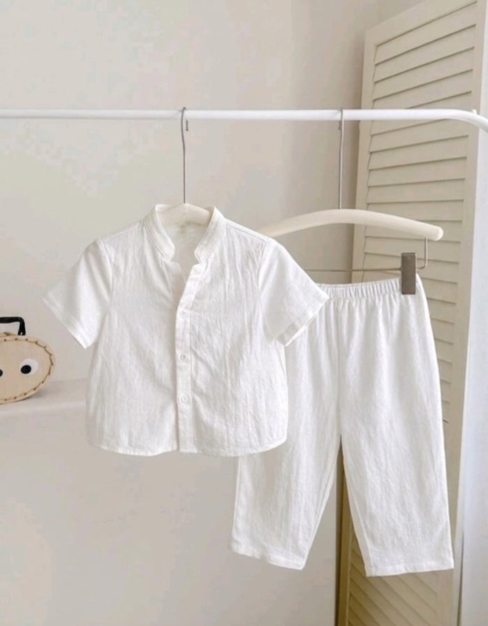 White Lounge Co-ord