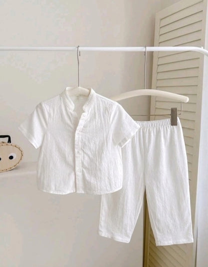 White Lounge Co-ord