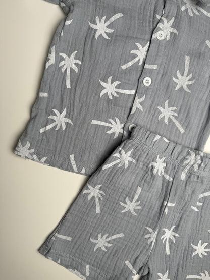 Palm Breeza Muslin Set