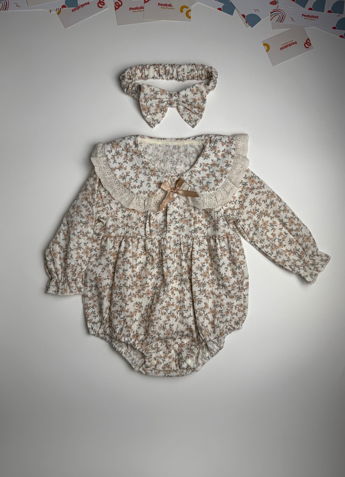 Meadow Blossom Balloon Romper