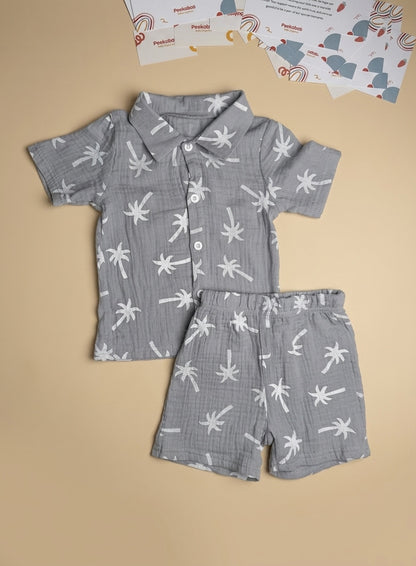 Palm Breeza Muslin Set