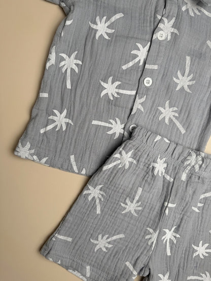 Palm Breeza Muslin Set