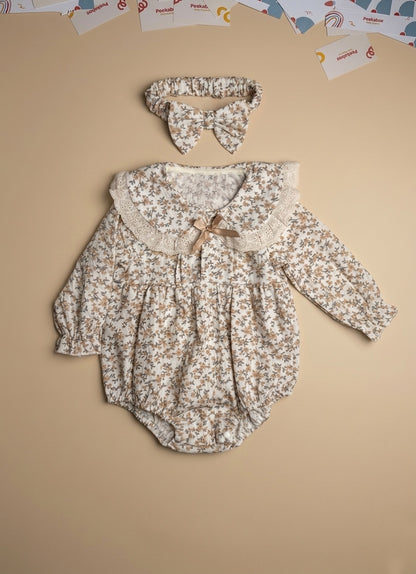 Meadow Blossom Balloon Romper