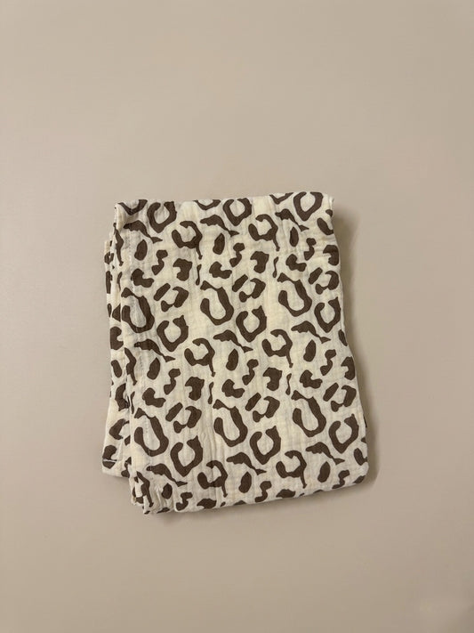 Organic Muslin Swaddle - Animal Print