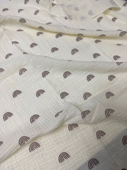 Rainbow Organic Muslin Swaddle