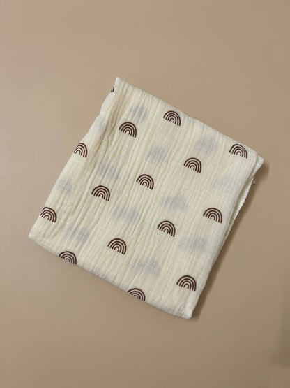Rainbow Organic Muslin Swaddle