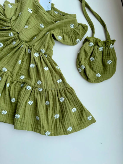 Olive Daisy Dress