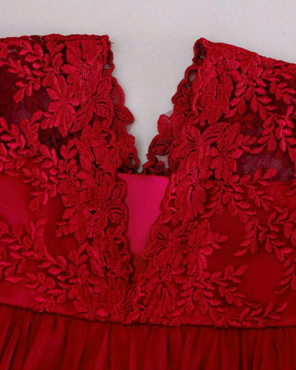 Royal Crimson Heirloom Dress