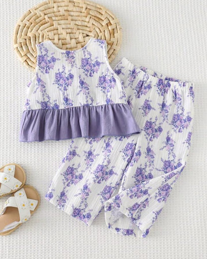 The Purple Floral Set