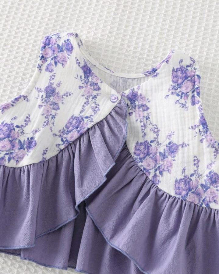 The Purple Floral Set