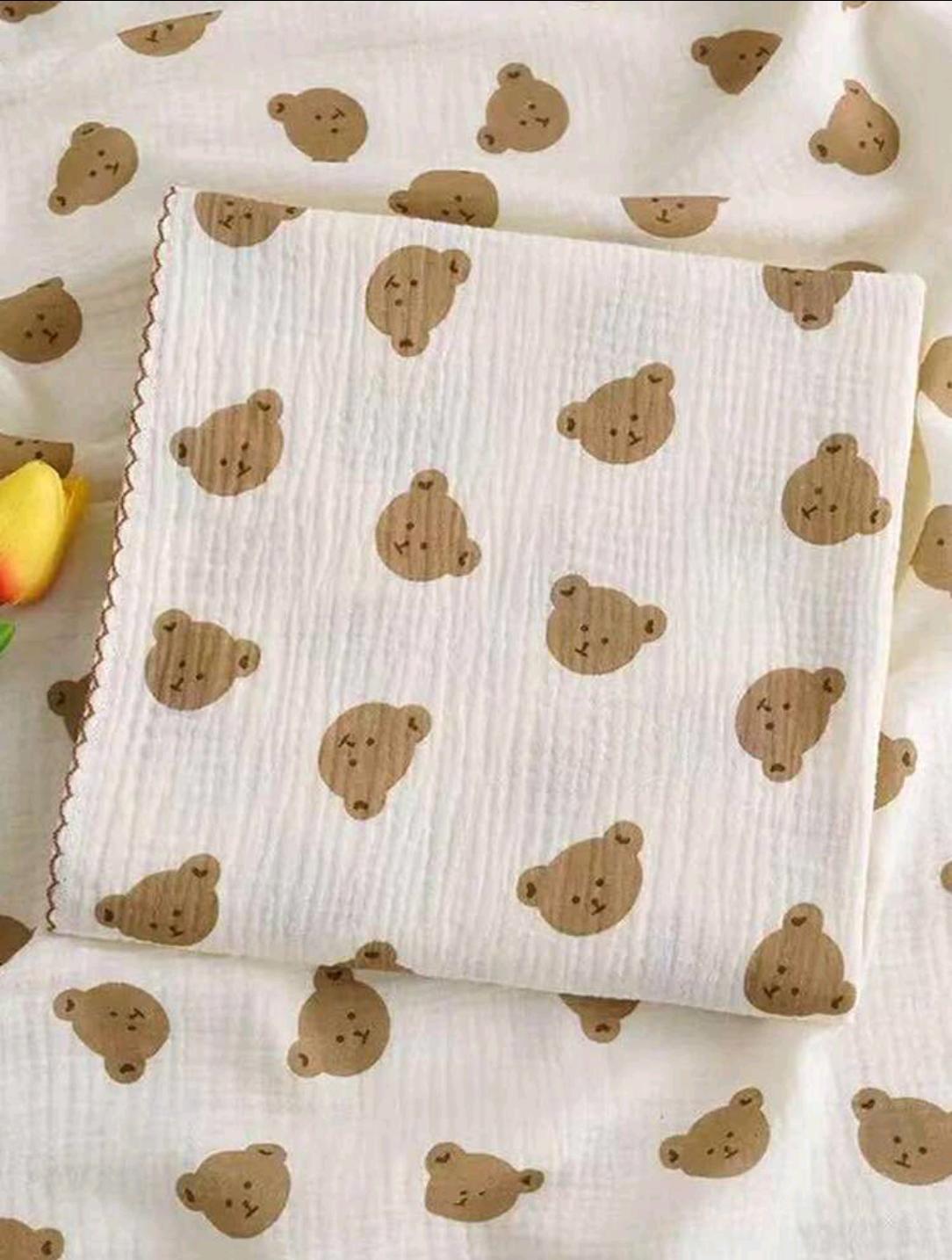 The Bear Thread Work Scalloped Swaddle