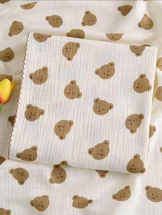 The Bear Thread Work Scalloped Swaddle