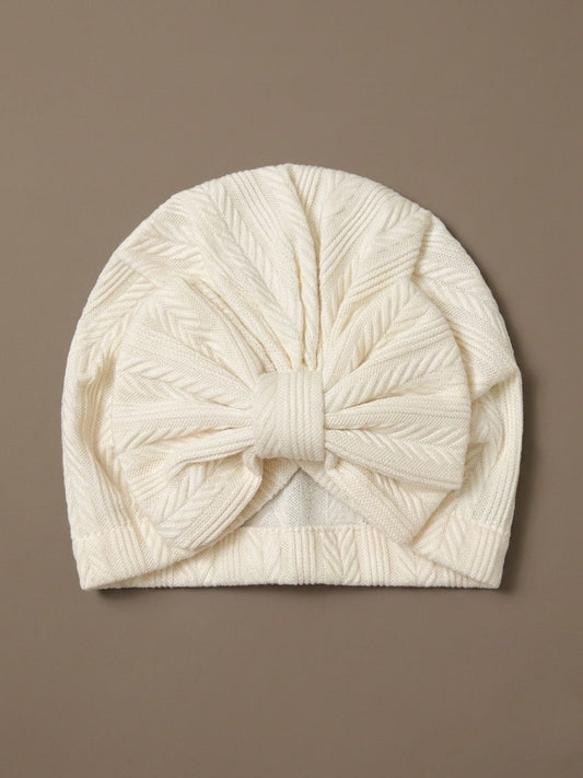 Cream Turban Cap