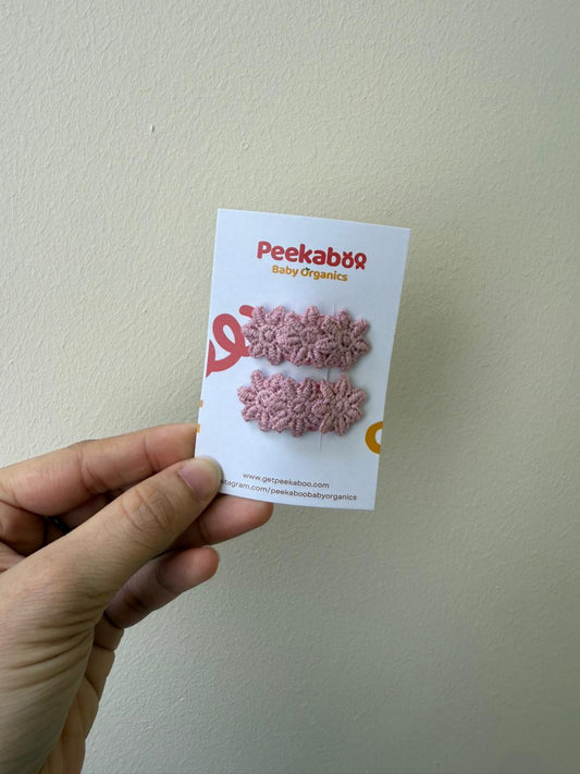 Floral Mini Clip - Shade Of Pink