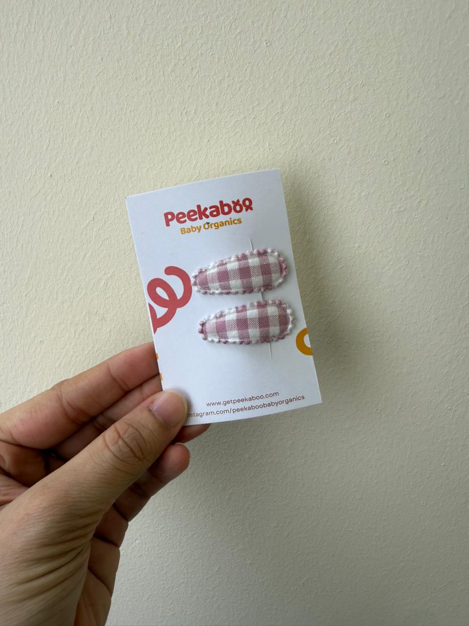 Gingham Mini Clip