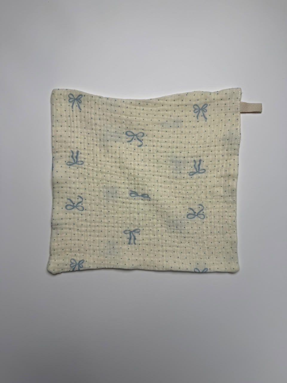 Face Towel - Blue Bow Serenity