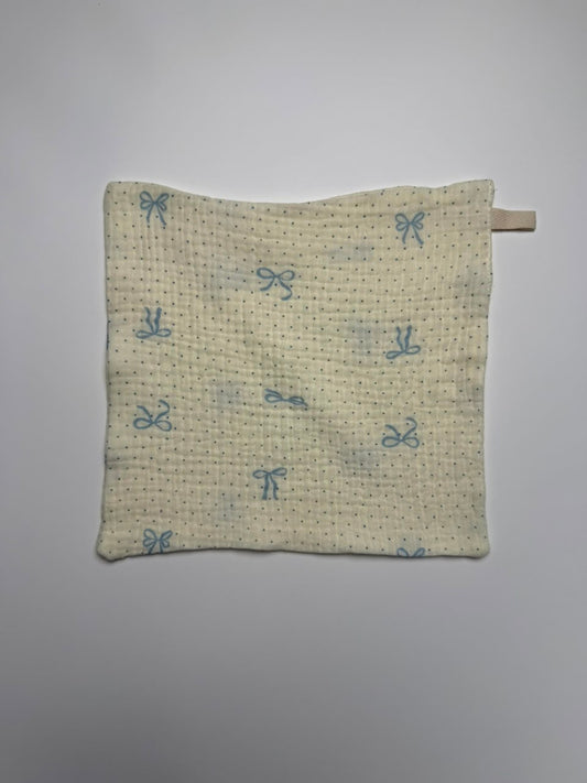Face Towel - Blue Bow Serenity