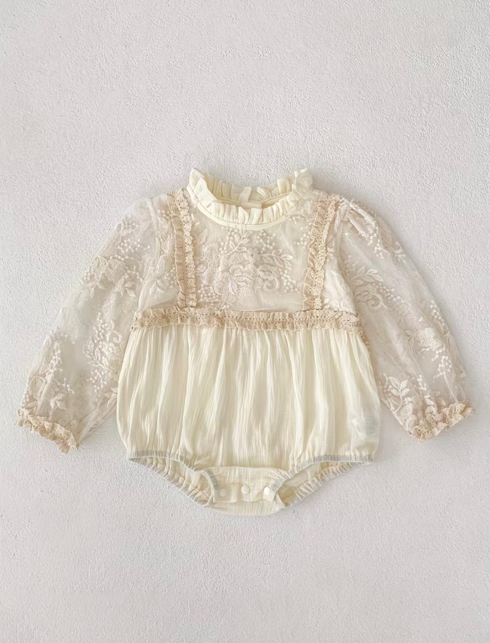 Chantilly Cream Romper