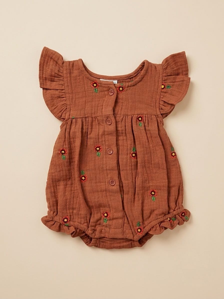 The Autumn Bloom Bubble Romper
