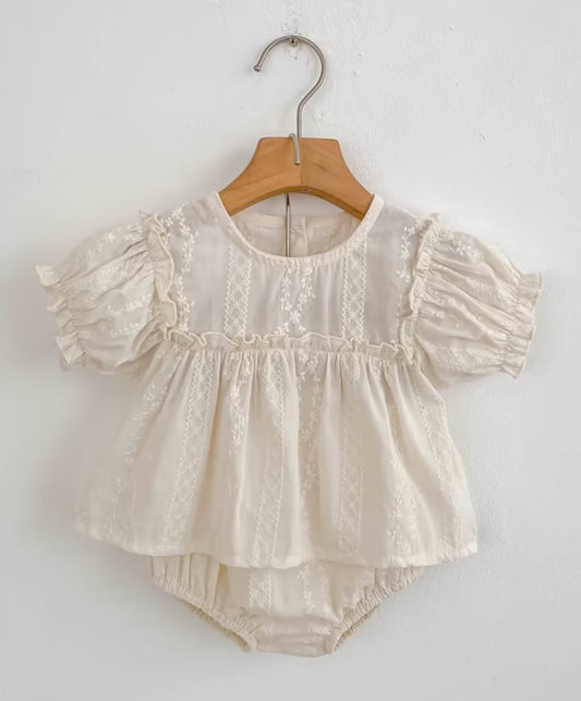 The Victorian Lace Heirloom Romper