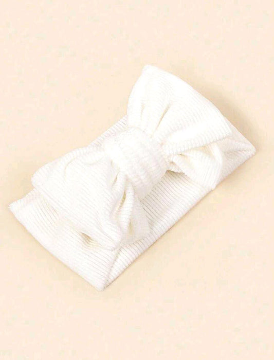 White Bow Headband