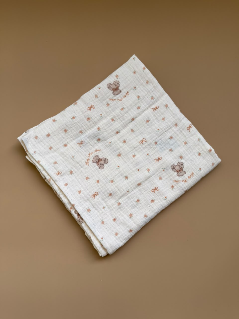 Bow Floral Swaddle