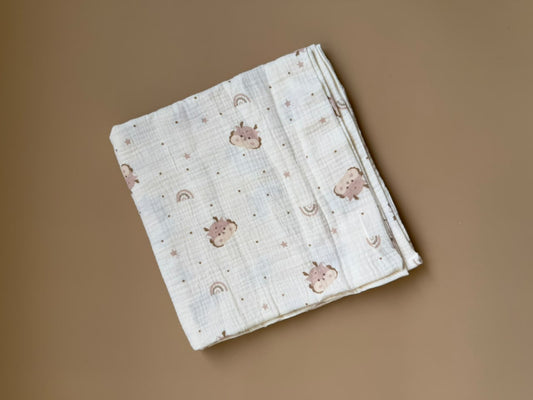 Stars & Rainbow Swaddle