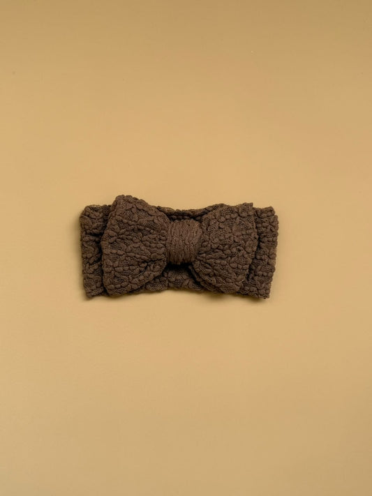 Brown Cloud Lace Headband