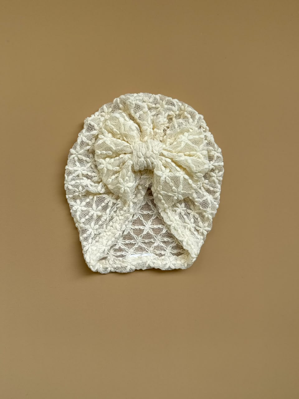 Heirloom Cream Turban Bow