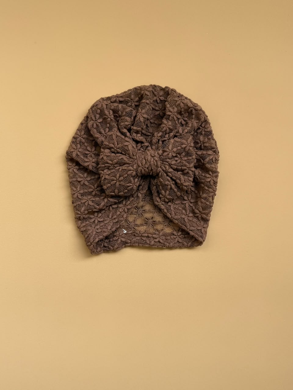 Heirloom Brown Turban Bow
