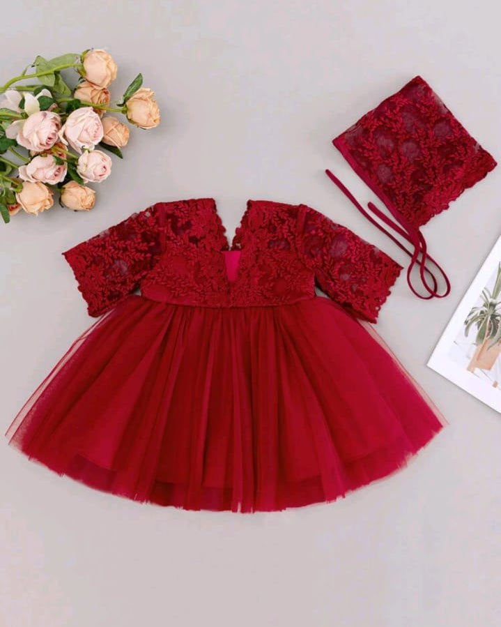 Royal Crimson Heirloom Dress
