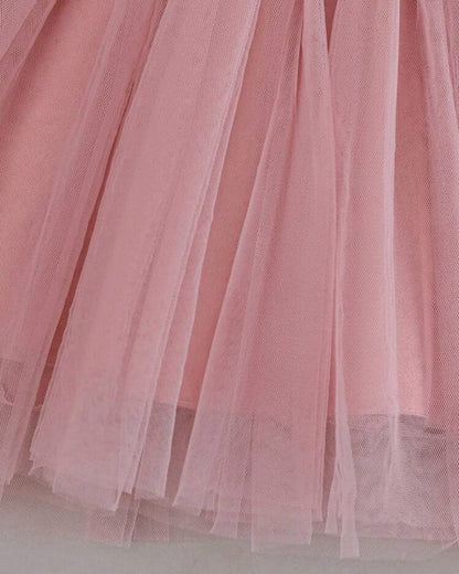 Blush Ribbon Lace Frock