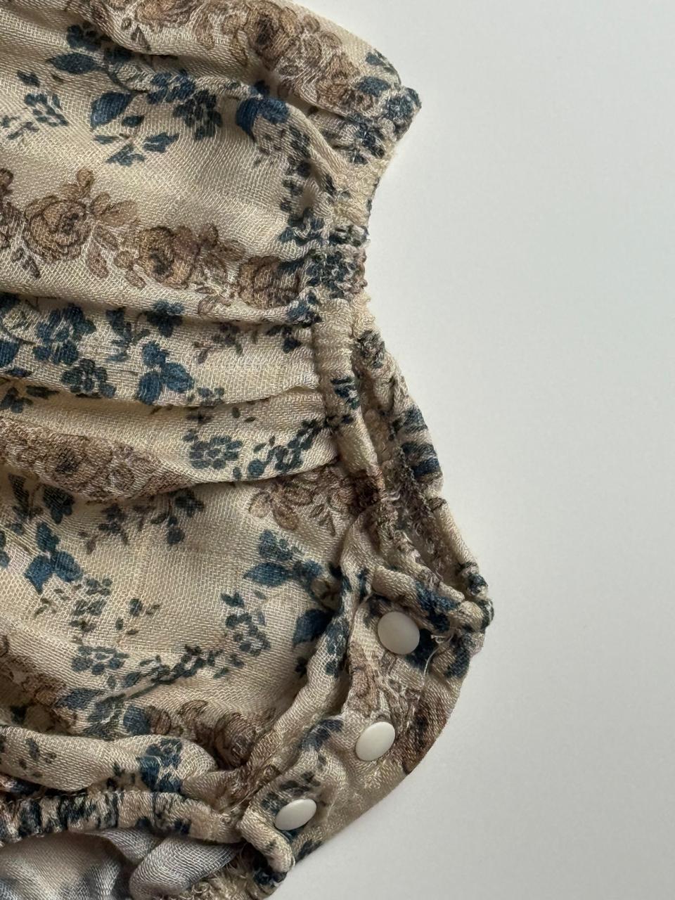 Linen Floral Bodysuit