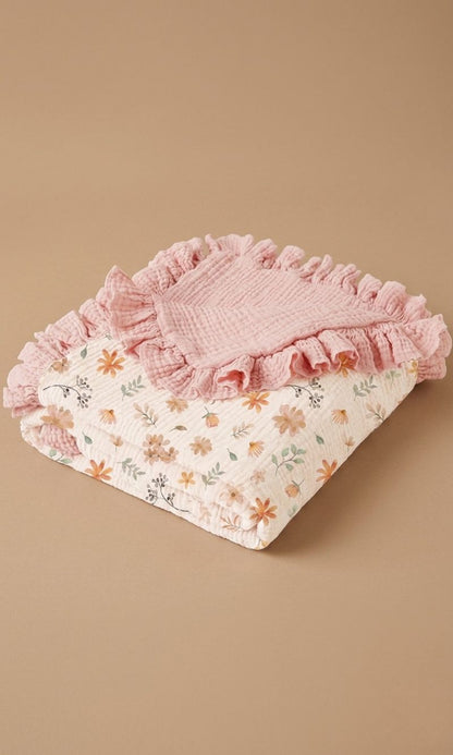 Floral Double Side Blanket